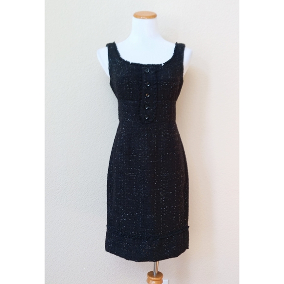 Maggy London Dresses & Skirts - Maggy London black tweed shimmer dress